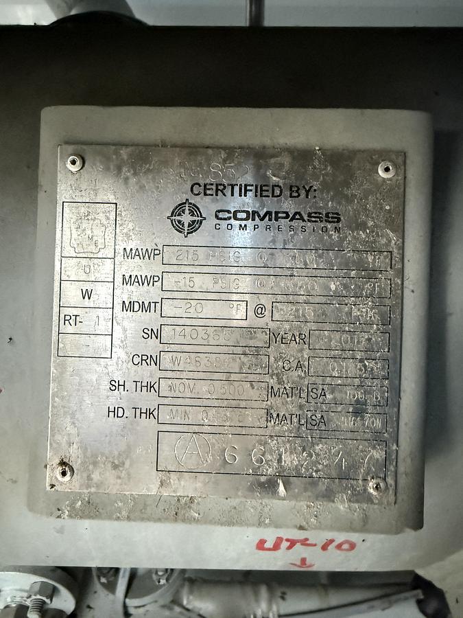 Used 50 HP Ro-Flo VRU Compressor