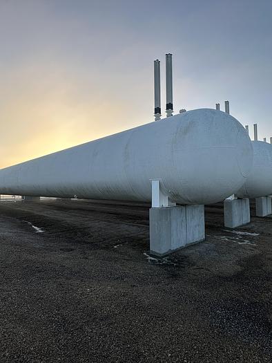 Used 90,000 Gallon 250 PSI Storage Bullet