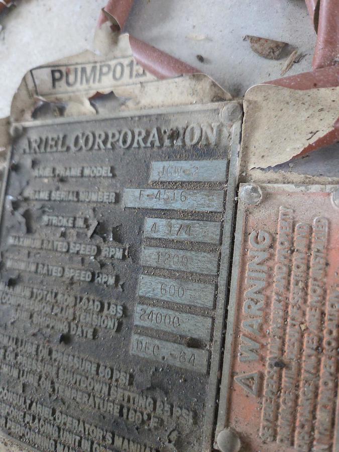 Used 200 HP Electric Driven Ariel JGW 2