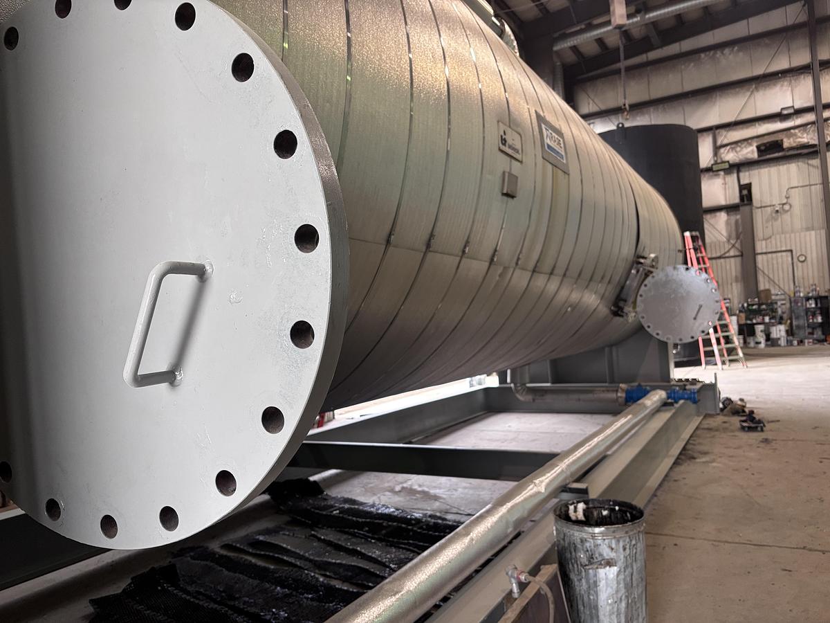 Refurbished 10' x 40' 75 PSI Horizontal Treater