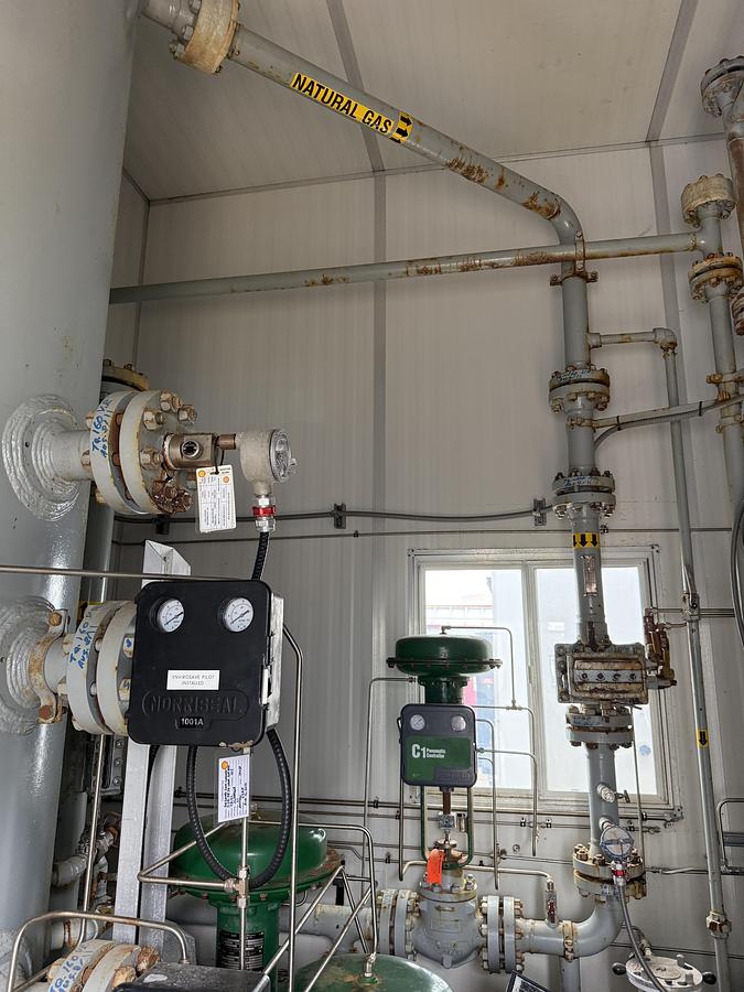 Used 30" 1440 PSI Vertical Sour Separator Package w/Integral 400 BBL Tank