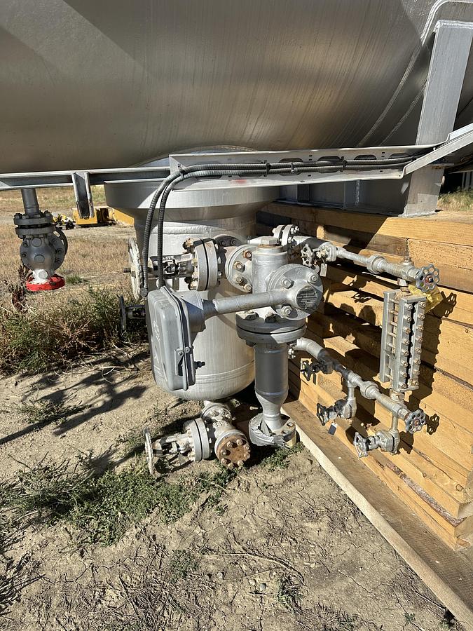 Used 72" x 30' 1305 PSI Sour Horizontal Separator Vessel w/ water boot - 16015