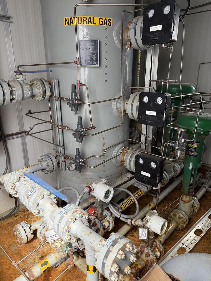 Used 30" 1440 PSI Vertical Sour Separator Package w/Integral 400 BBL Tank