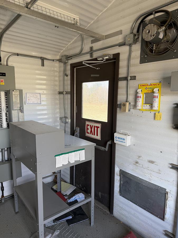 Used 20 KW Generator/MCC Building