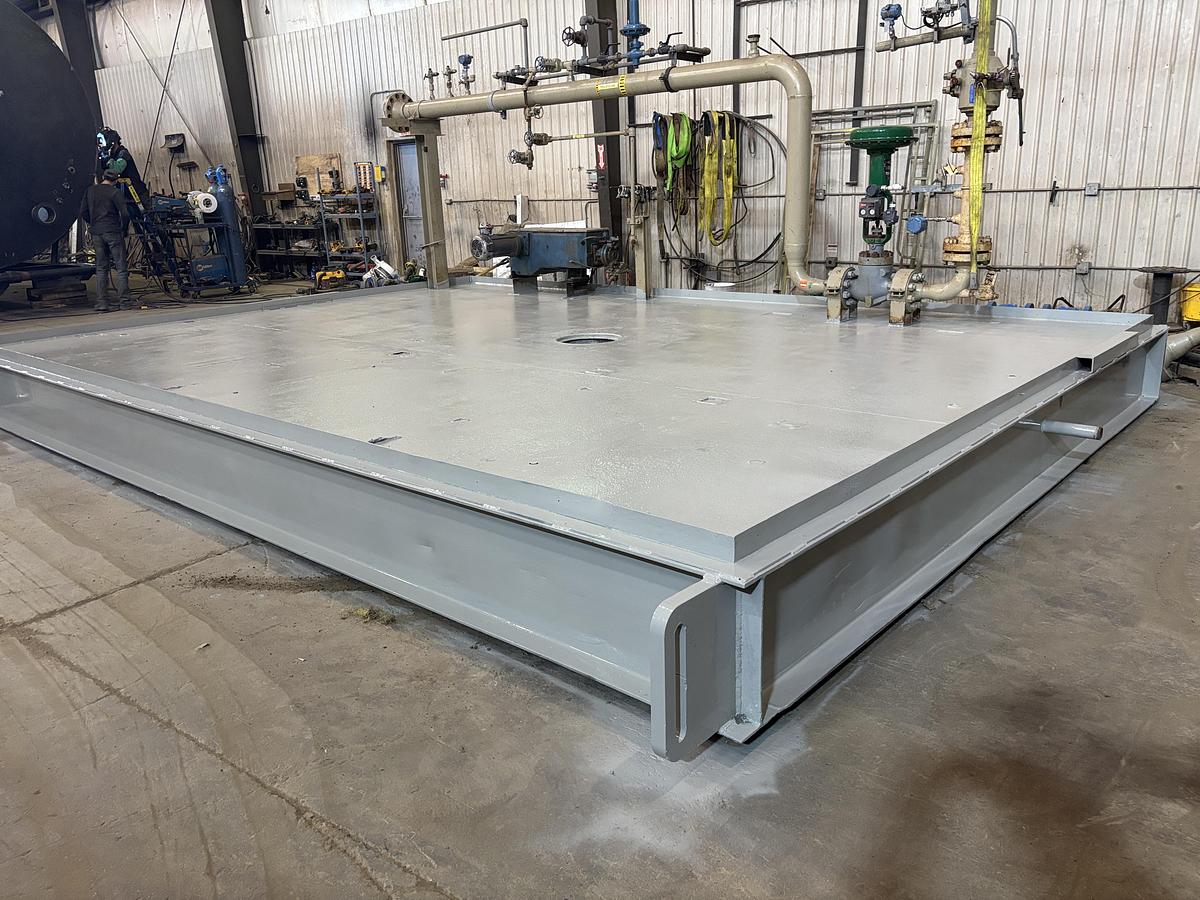 Refurbished 16' x 22'6" Heavy Duty Skid with Checker Plate - 15662