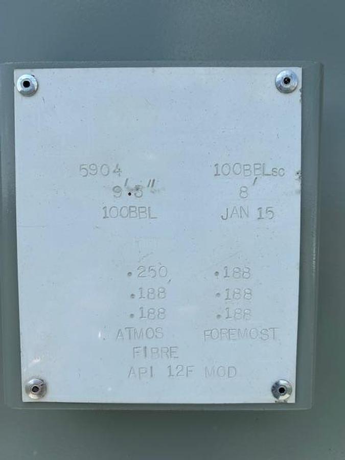 100 BBL Double Wall Tank