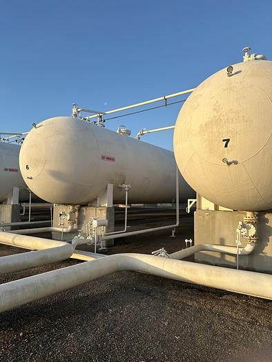 Used 90,000 Gallon 250 PSI Storage Bullet