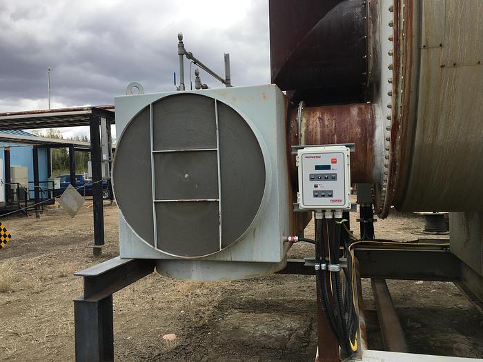 Used 8 MMBTU/Hr. 9' D x 36' L Insulated Shell Lineheater