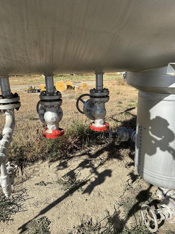 Used 72" x 30' 1305 PSI Sour Horizontal Separator Vessel w/ water boot - 16015