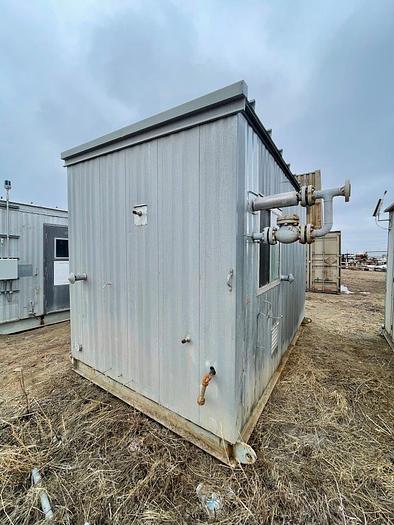 Used 16" 1440 PSI Vertical Separator Package w/Integral 100 Bbl Tank