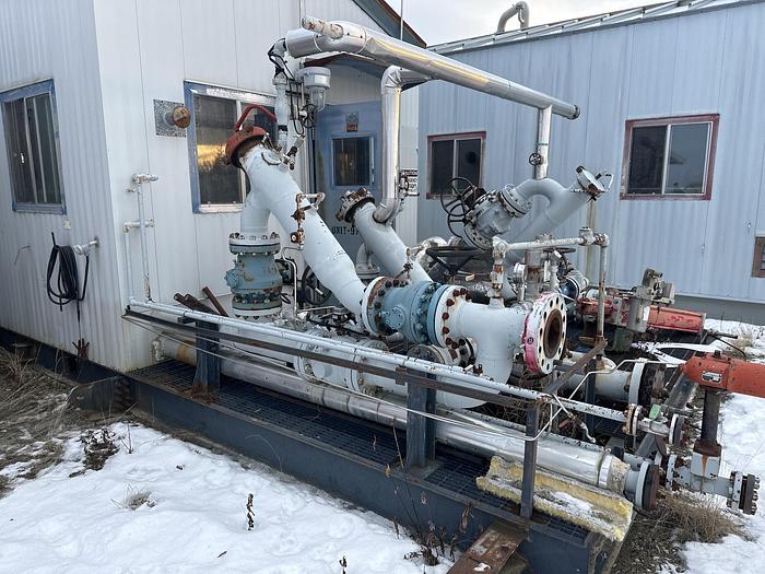 Used 48" 720 PSI Group Separator with 36" 720 PSI Test Separator and 8 Well Inlet Header