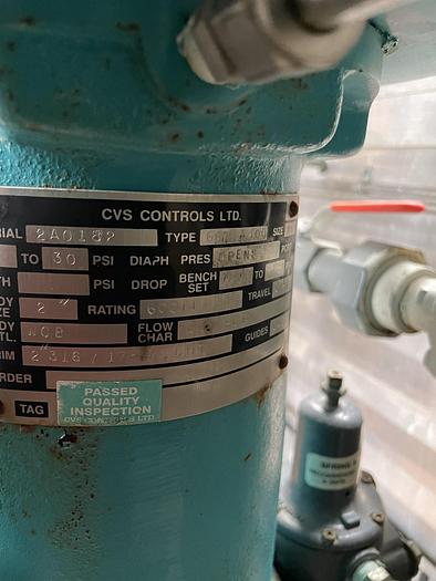 Used 16" 1440 PSI Vertical Separator Package w/Integral 100 Bbl Double Wall Fiberglass Tank