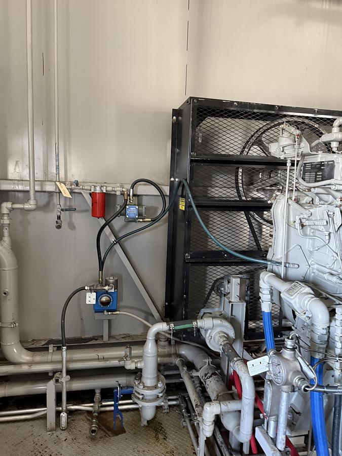 Used 620 HP Waukeshau H24GL Driven Ariel JG2 Compressor