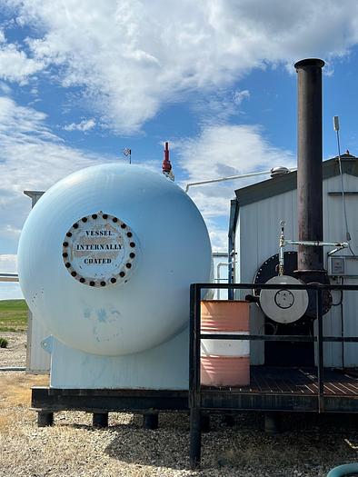 Used 8' X 26' Chadco Vessel/Separator/lineheater/Sand Separator Combo