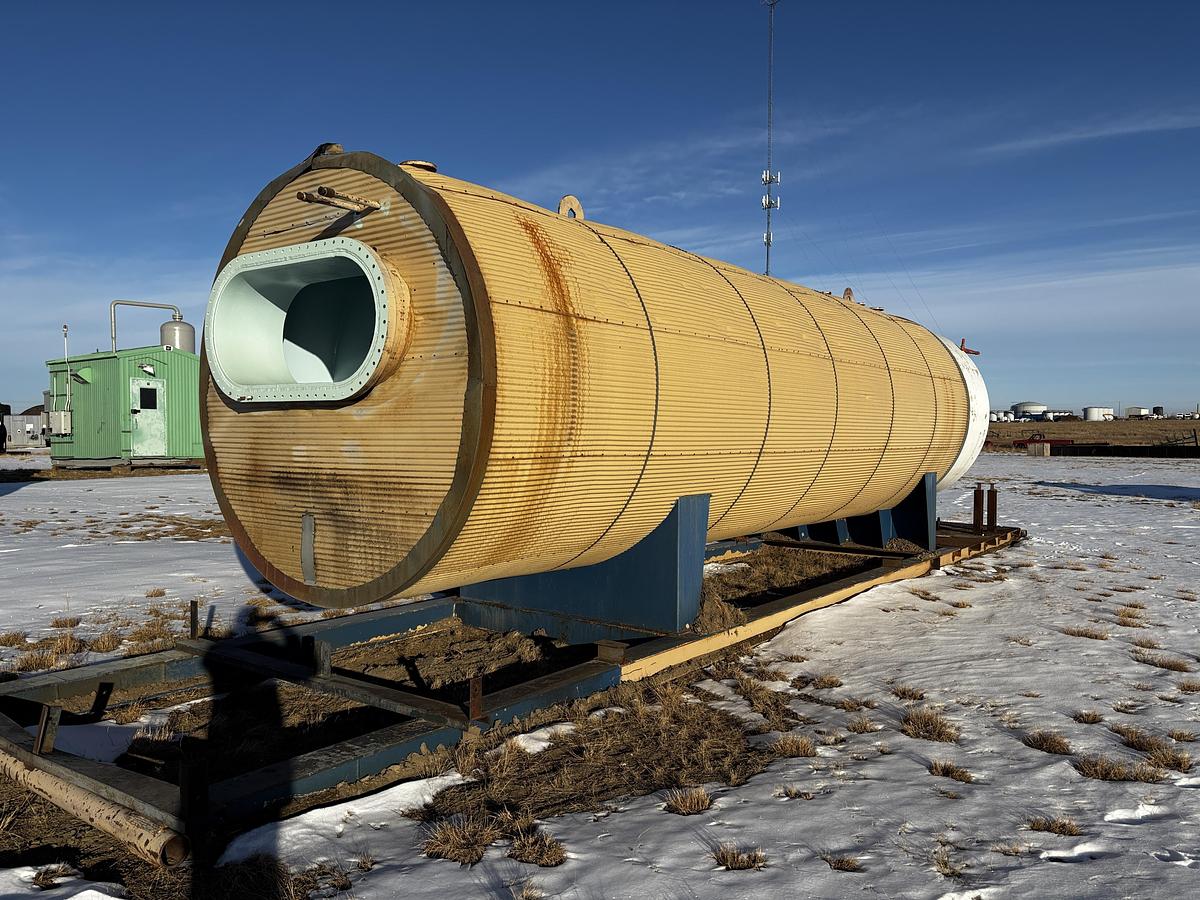 Used 8' x 30' Horizontal 75 PSI Sivalls Free Water Knock Out - 15710