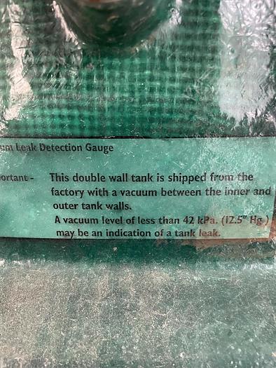 Used 16" 1440 PSI Vertical Separator Package w/Integral 100 Bbl Double Wall Fiberglass Tank