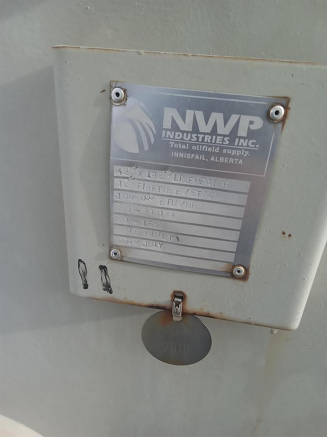 Used 1.0 MMBTU/hr Sour Line Heater #16246