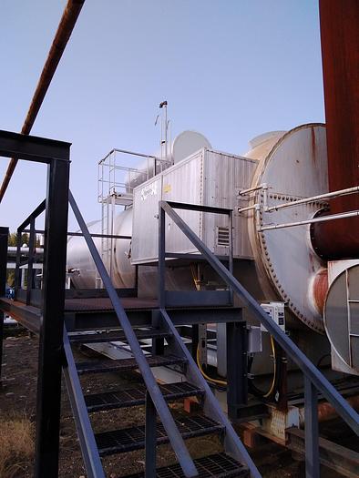 Used 8 MMBTU/Hr. 9' D x 36' L Insulated Shell Lineheater