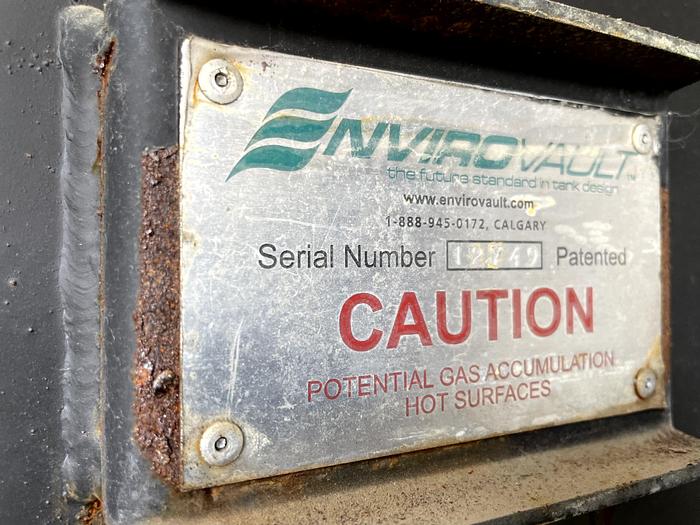 Used 400 BBL Insulated EnviroVault Heated Tank