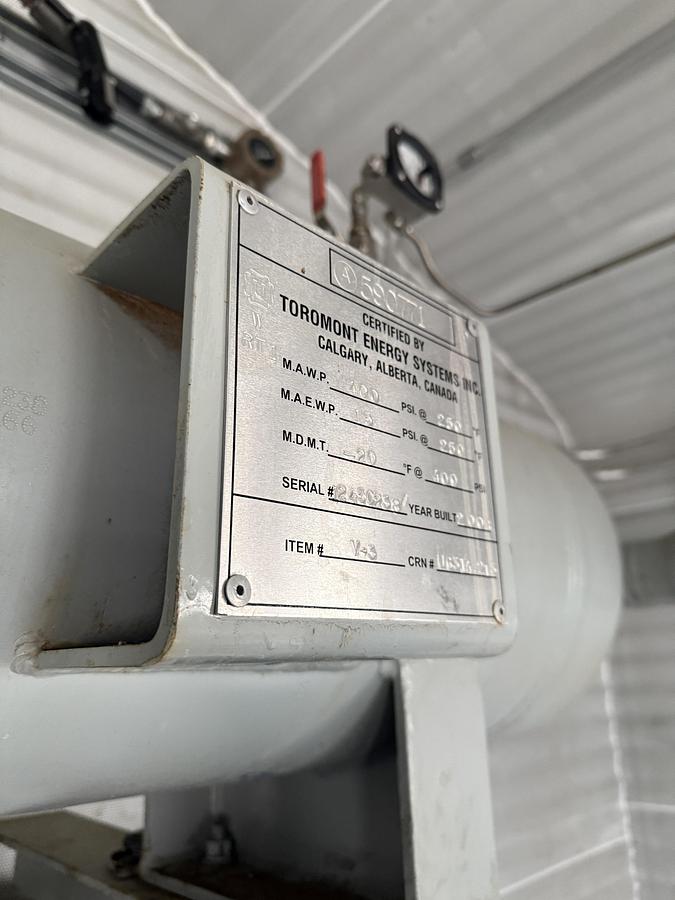 Used 75 HP Electric Driven Frick XJF-151M VRU Screw Compressor