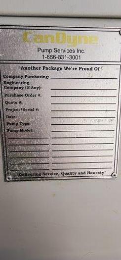 Used Triplex T30 pump package