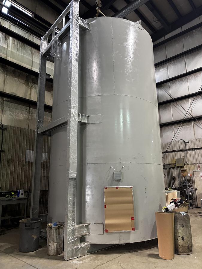 Refurbished 400 BBL Double Wall External Heat Box, Insulated, Internally Coated Tank - 15523