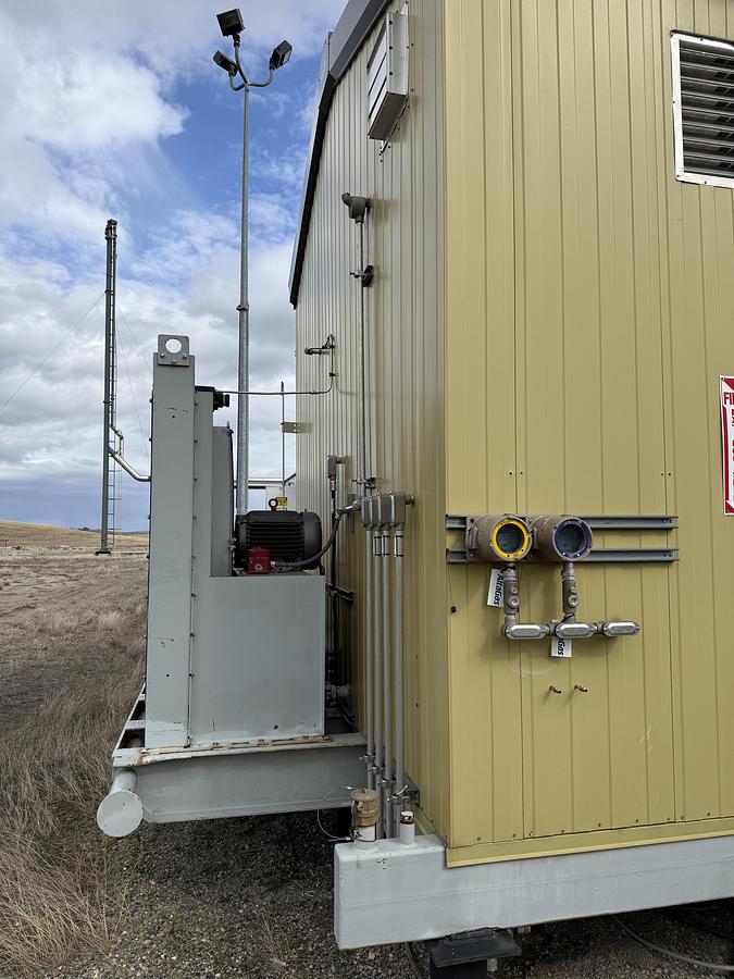 Used 75 HP Electric Driven Frick XJF-151M VRU Screw Compressor