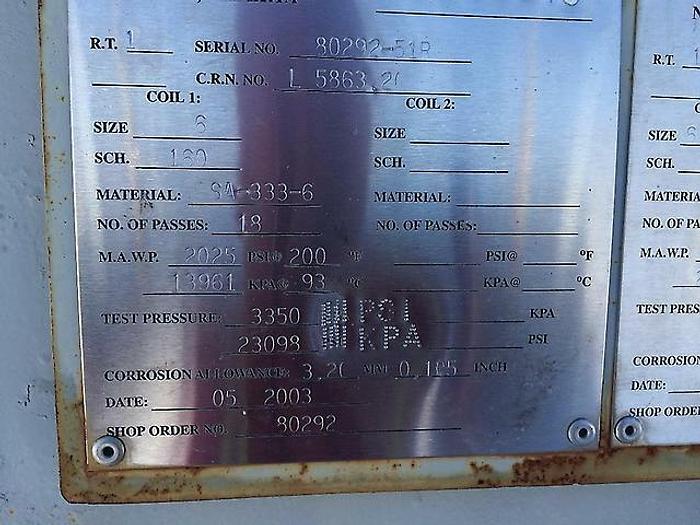 Used 5 MMBTU/Hr Lineheater