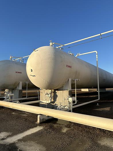 Used 90,000 Gallon 250 PSI Storage Bullet