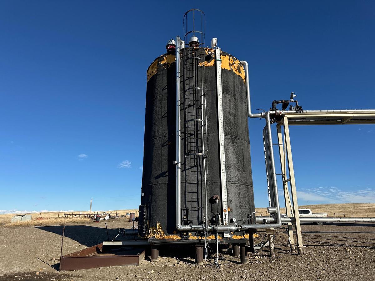 Used 750 BBL Double Wall Internally Coated Tank #16110