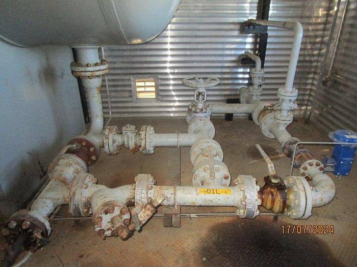 Used 72" x 20' 720 PSI Sour Separator Package