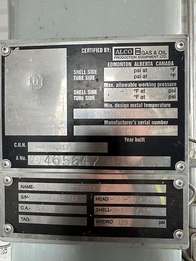 Used 24" x 30' 1440 PSI AB Sour 8 Tray Dehydrator