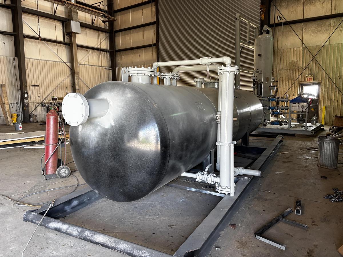 Refurbished 75 BBL Flare Knockout Skid 14.9 PSI Reconditioned - 15780