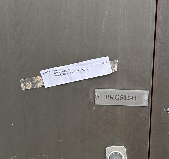 Used 90HP Ariel JGP-1/Waukesha 330 Recipriocating Compressor