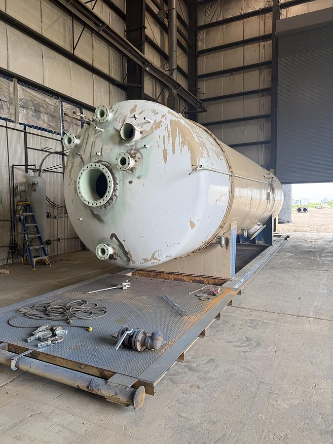 Used 8' x 30' Horizontal 75 PSI Sivalls Free Water Knock Out - 15710
