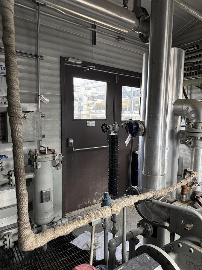 Used 75 HP Electric Driven Frick XJF-151M VRU Screw Compressor