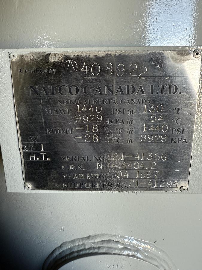 Used 30" 1440 PSI Sour Vertical Test Separator w/12 Well Header System - 15826