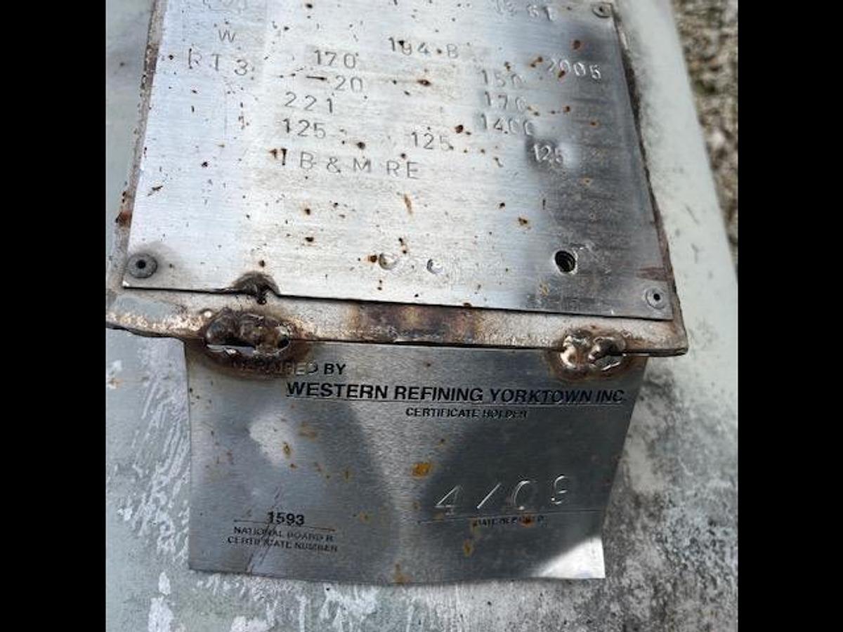 Used 24” x 6’ 170 PSI Vessel