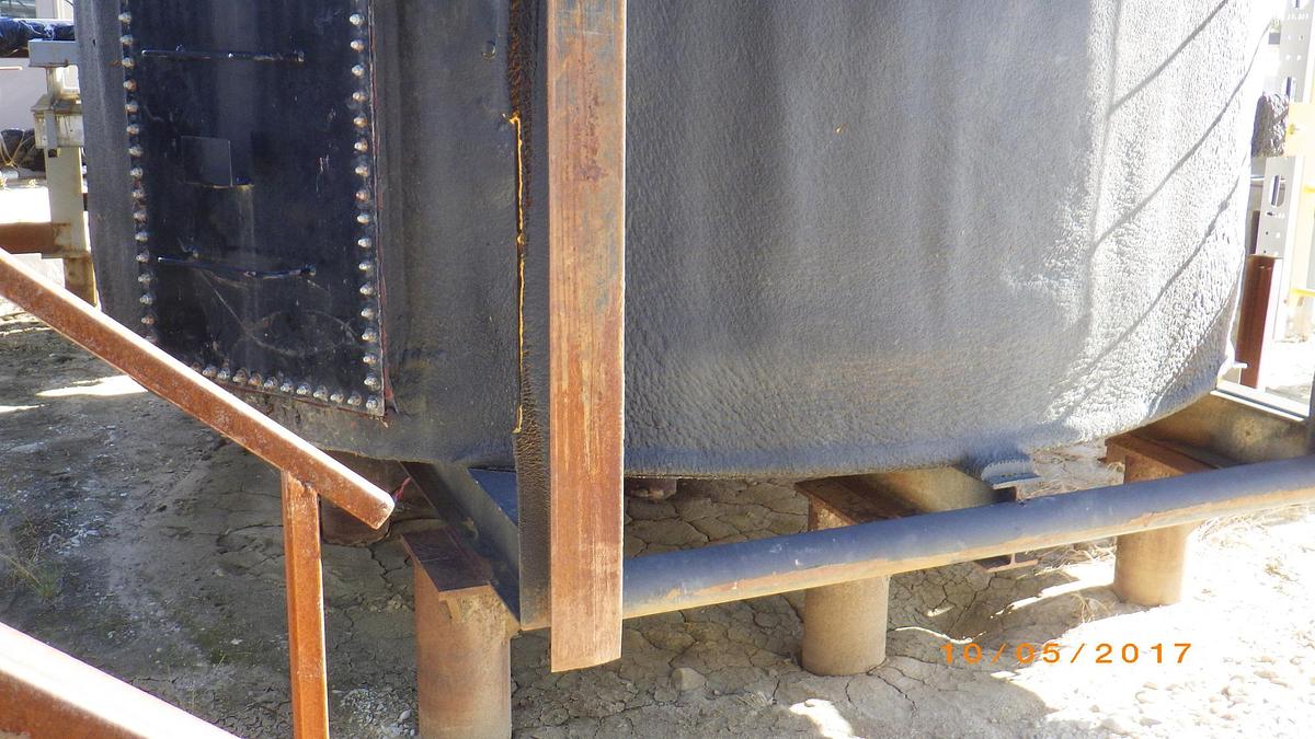 Used 400 BBL Double Wall L-Skidded, EnviroVaullt Heated, Insulated & Internally Coated Tank