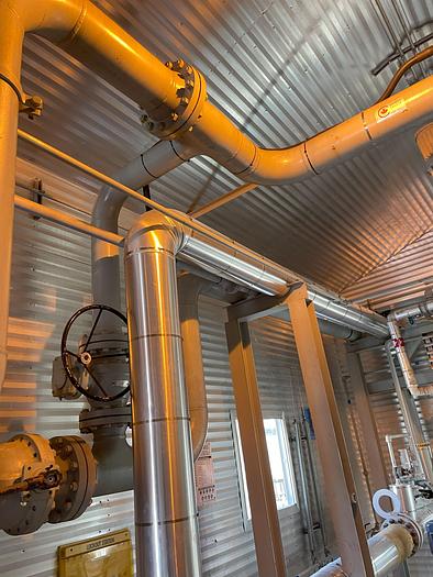 Used 60" x 24' 720 PSI Sour Horizontal 3 Phase Separator Package