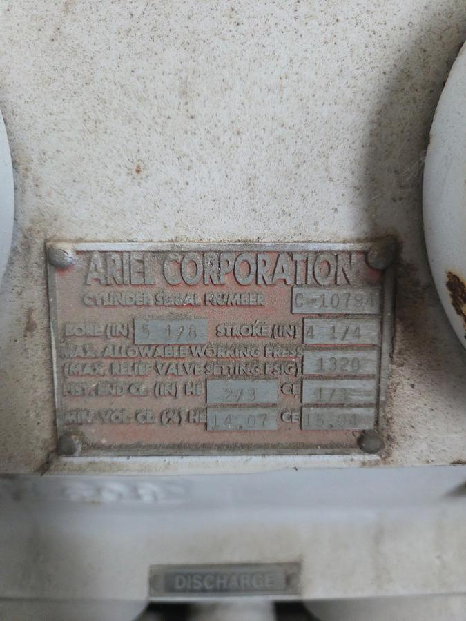 Used 200 HP Electric Driven Ariel JGW 2