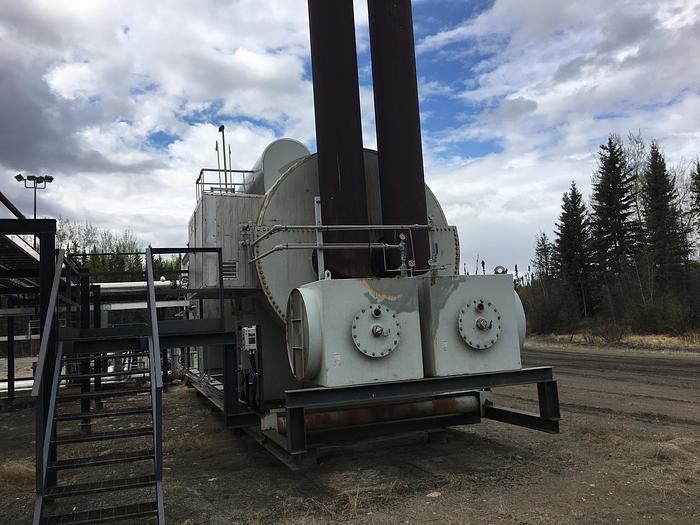 Used 8 MMBTU/Hr. 9' D x 36' L Insulated Shell Lineheater
