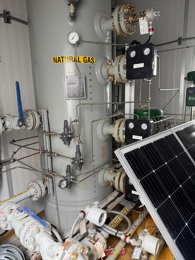 Used 30" 1440 PSI Vertical Sour Separator Package w/Integral 400 BBL Tank