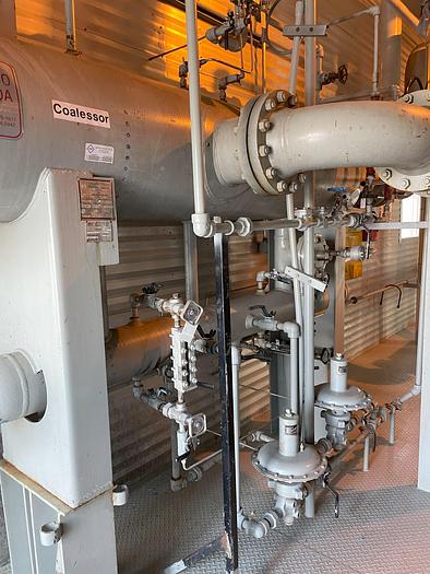 Used 60" x 24' 720 PSI Sour Horizontal 3 Phase Separator Package