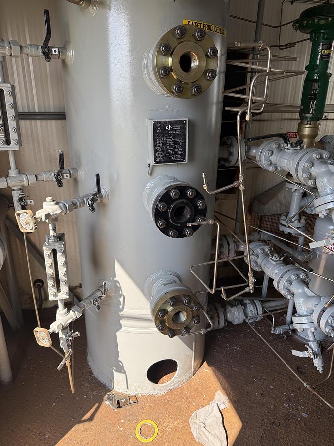 Refurbished 30" 1440 PSI Vertical Sour Separator Package