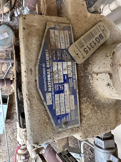 Used 50 Bbl Single Wall 8' D x 7" High Tank with Enclosure