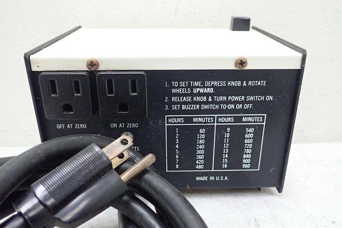 Used TekPro Scientific Products C6492 Tek Timer S Elapsed Time Indicator