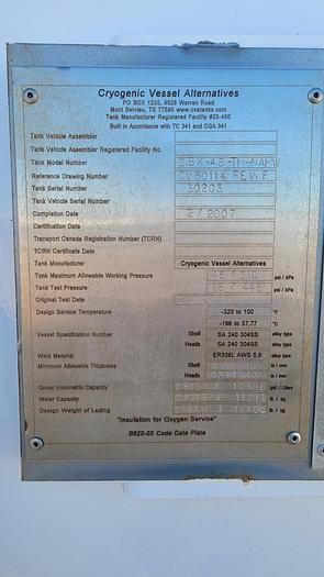 Used 2008 EMI Nitrogen Pump Trailer