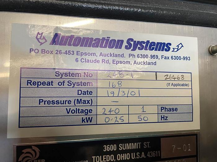 Used 2001 North Star / Bock Engineered Products Wedge Cutter