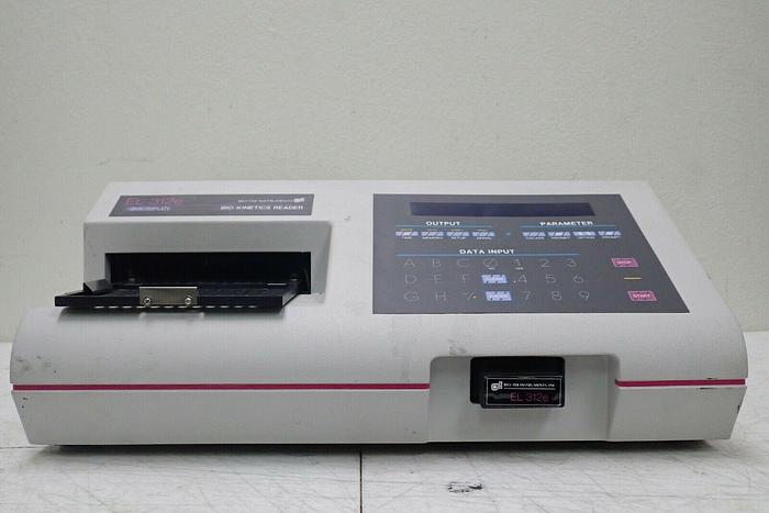 Used Bio-Tek Instruments EL 312e Bio-Kinetics Microplate Reader with Manual